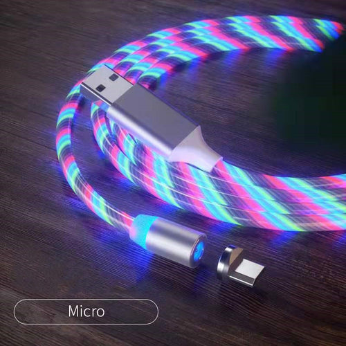 Voltix FlexCharge™ – Magnetic LED Charging Cable