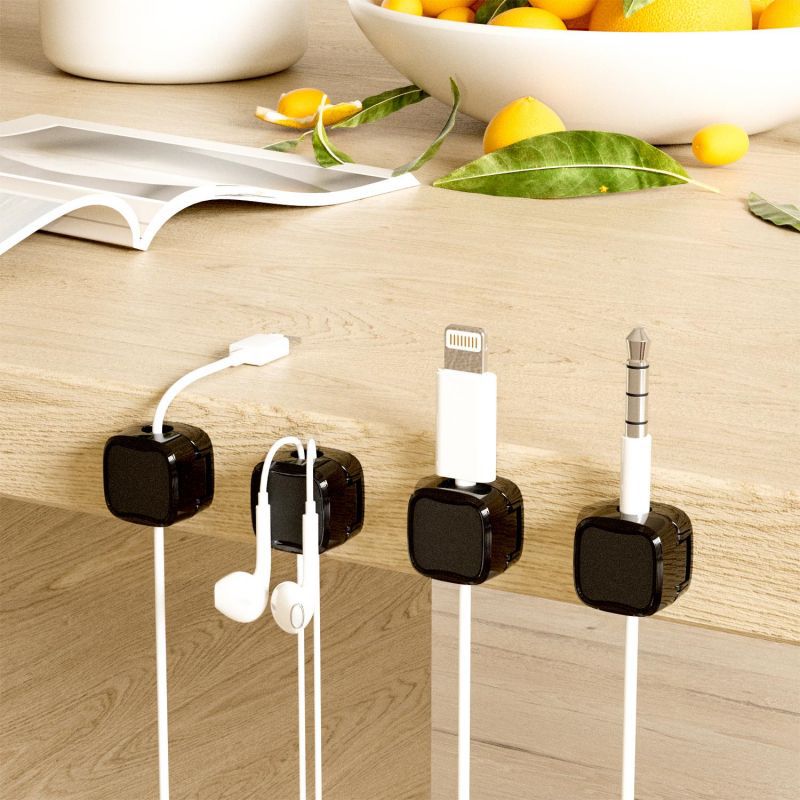 Voltix™ CableTidy — Magnetic Adhesive Cable Organizer - Voltix