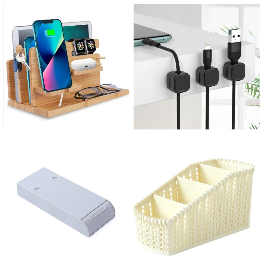 Voltix™ CableTidy — Magnetic Adhesive Cable Organizer - Voltix