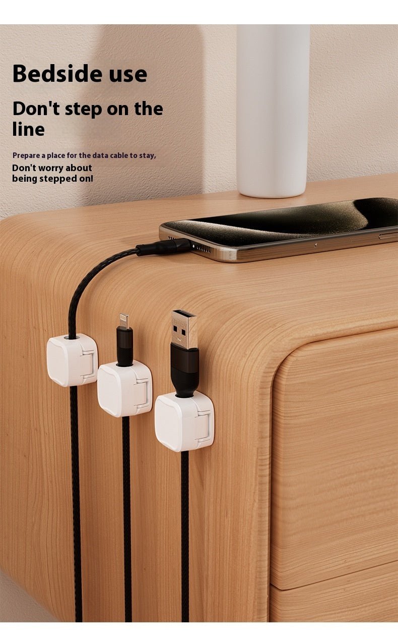 Voltix™ CableTidy — Magnetic Adhesive Cable Organizer - Voltix