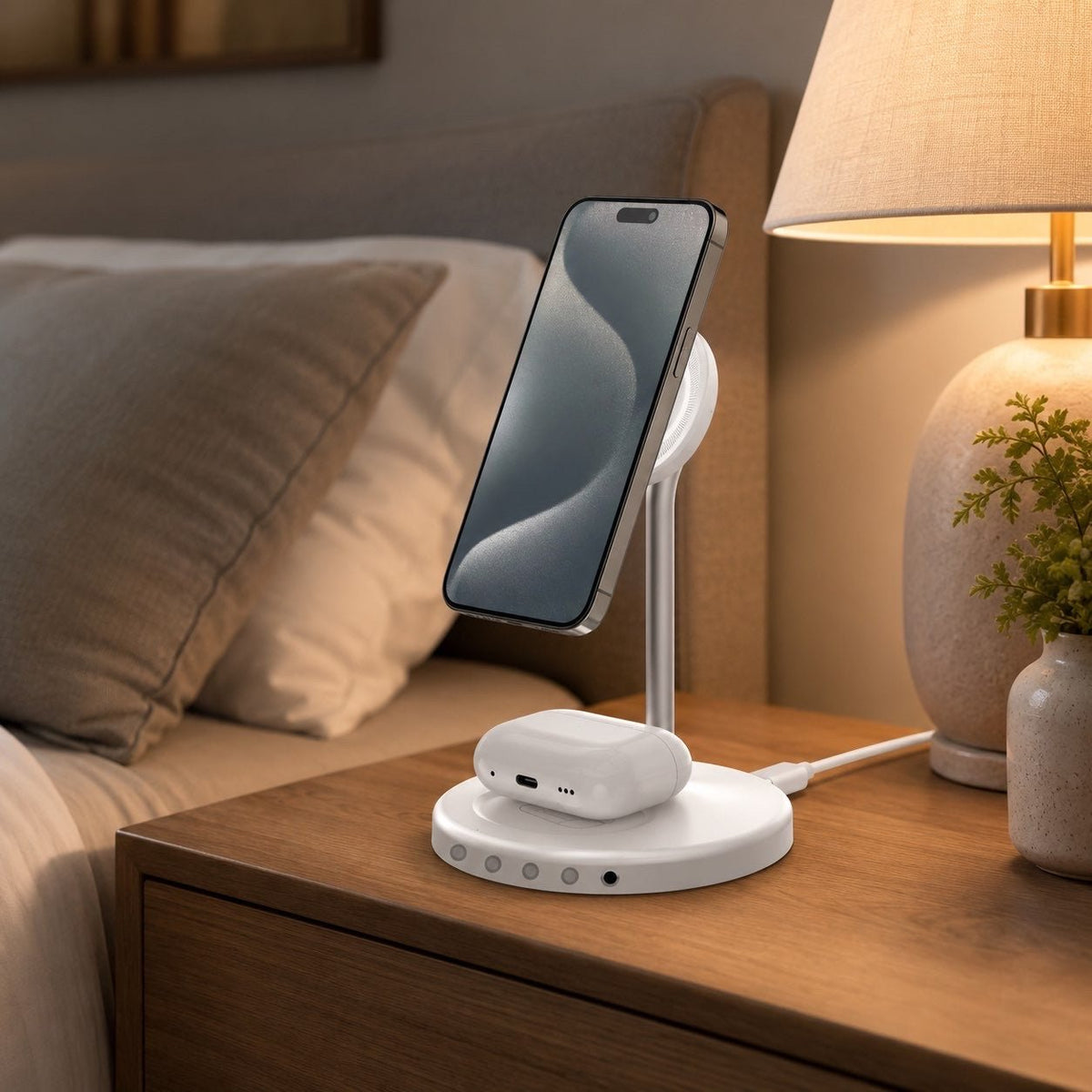 Voltix™ ChargeStation Elite — 3-in-1 Magnetic Wireless Charging Dock - Voltix