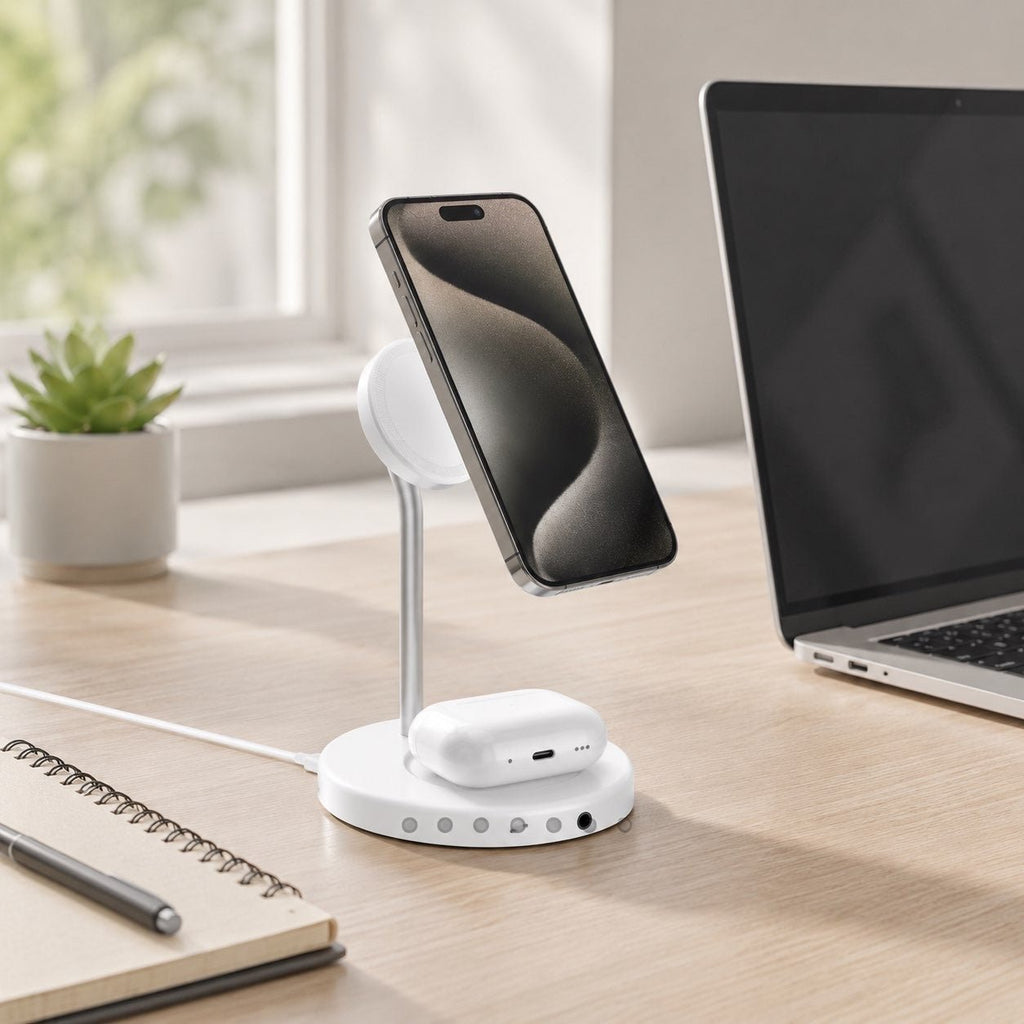 Voltix™ ChargeStation Elite — 3-in-1 Magnetic Wireless Charging Dock - Voltix