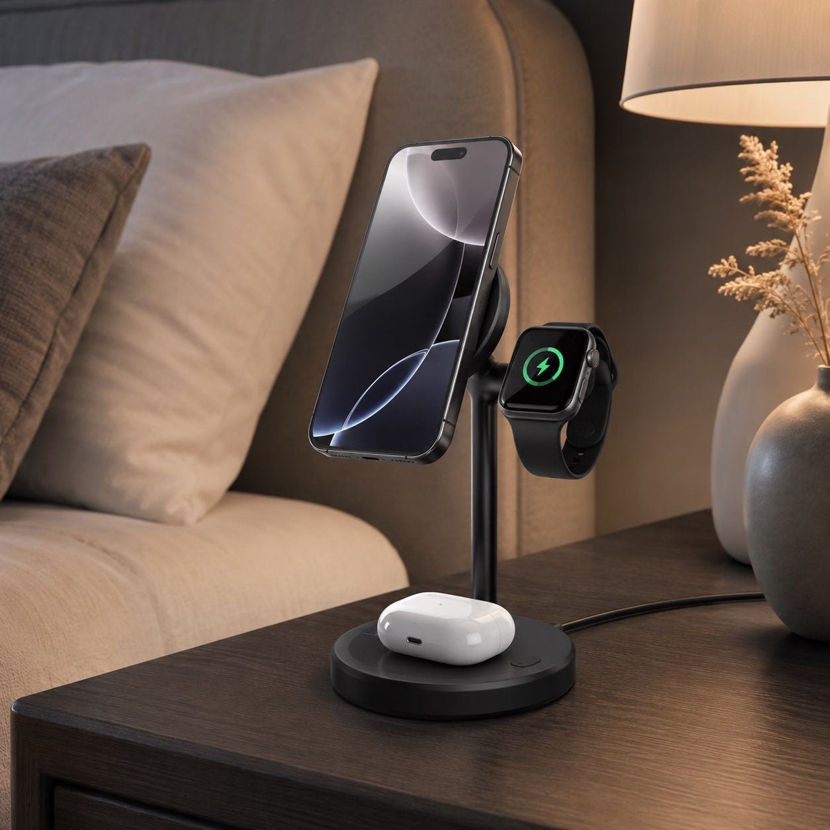 Voltix™ ChargeStation Elite — 3-in-1 Magnetic Wireless Charging Dock - Voltix