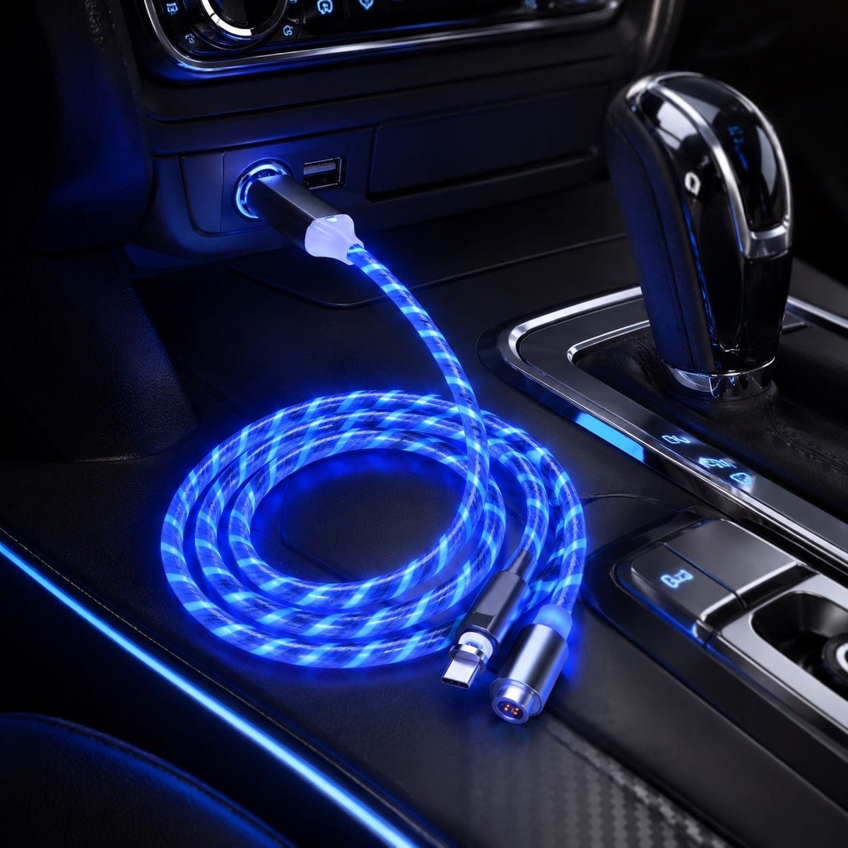 Voltix FlexCharge™ — Magnetic LED Charging Cable - Voltix