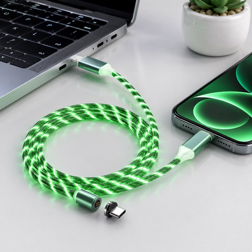 Voltix FlexCharge™ — Magnetic LED Charging Cable - Voltix