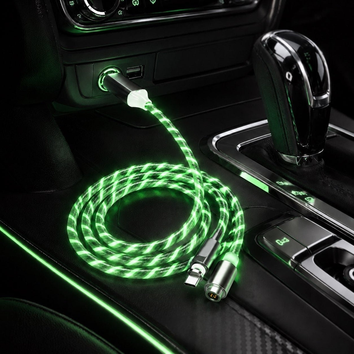 Voltix FlexCharge™ — Magnetic LED Charging Cable - Voltix