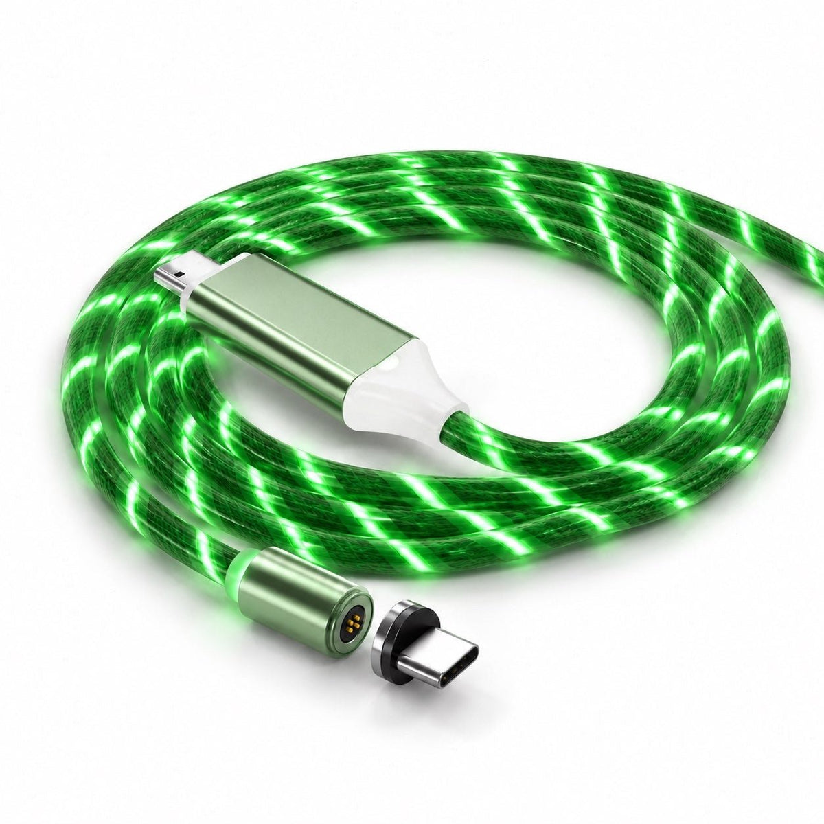 Voltix FlexCharge™ — Magnetic LED Charging Cable - Voltix
