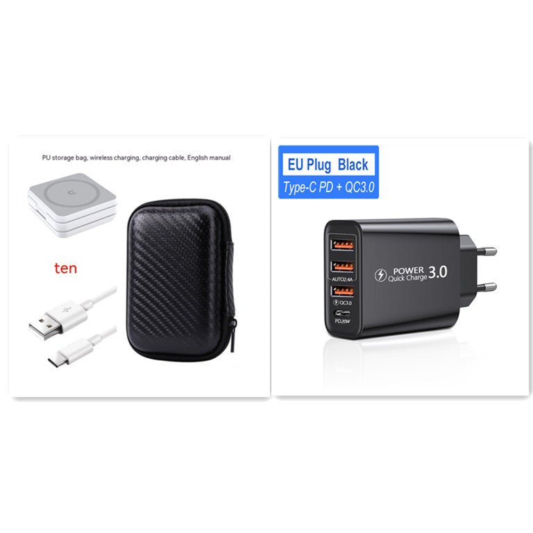 Voltix™ FoldCharge — Portable 3-in-1 Magnetic Charging Station - Voltix