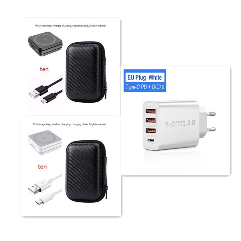 Voltix™ FoldCharge — Portable 3-in-1 Magnetic Charging Station - Voltix