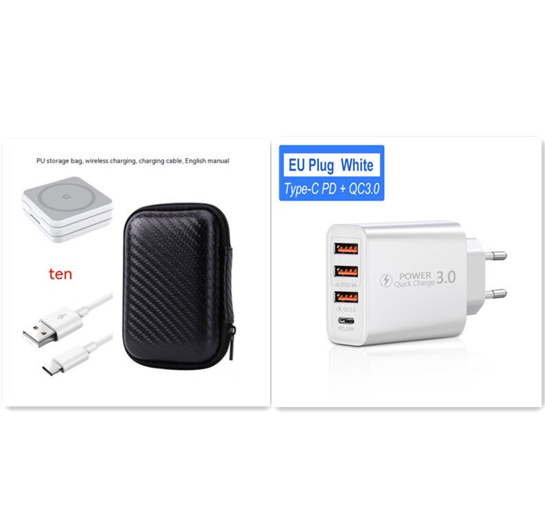 Voltix™ FoldCharge — Portable 3-in-1 Magnetic Charging Station - Voltix
