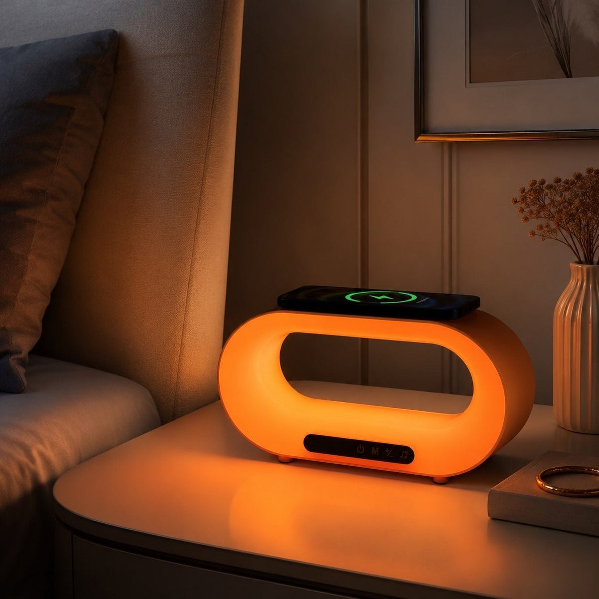 Voltix GlowClock™ — RGB Alarm Clock & Wireless Charger - Voltix