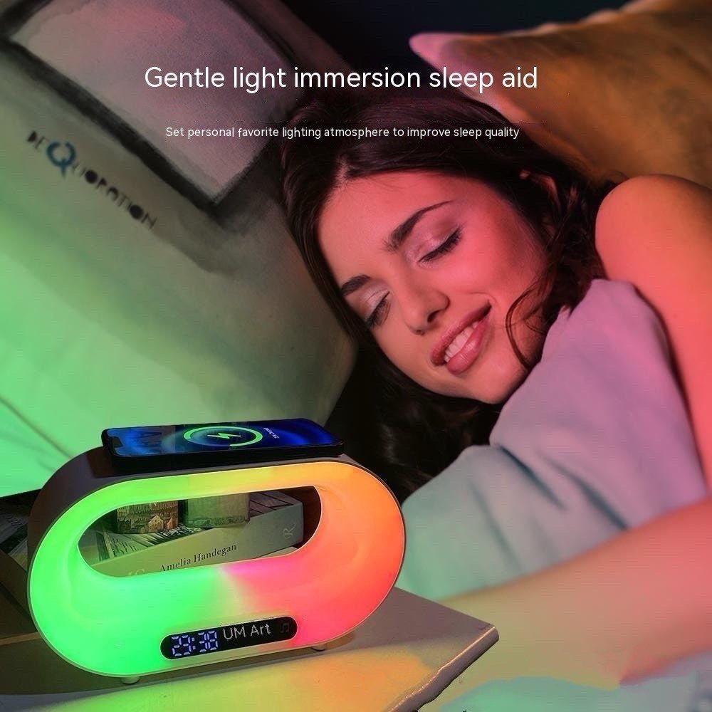 Voltix GlowClock™ — RGB Alarm Clock & Wireless Charger - Voltix