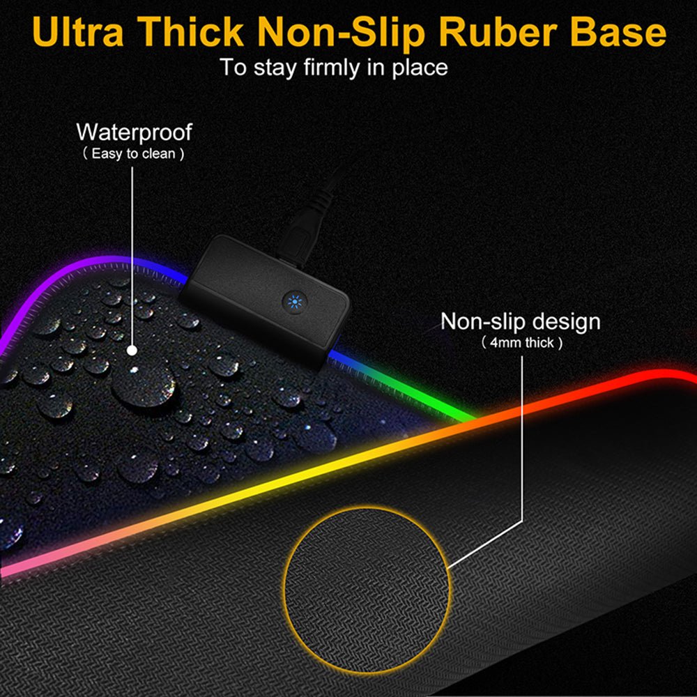 Voltix™ GlowDesk — XXL RGB Gaming Mouse Pad - Voltix