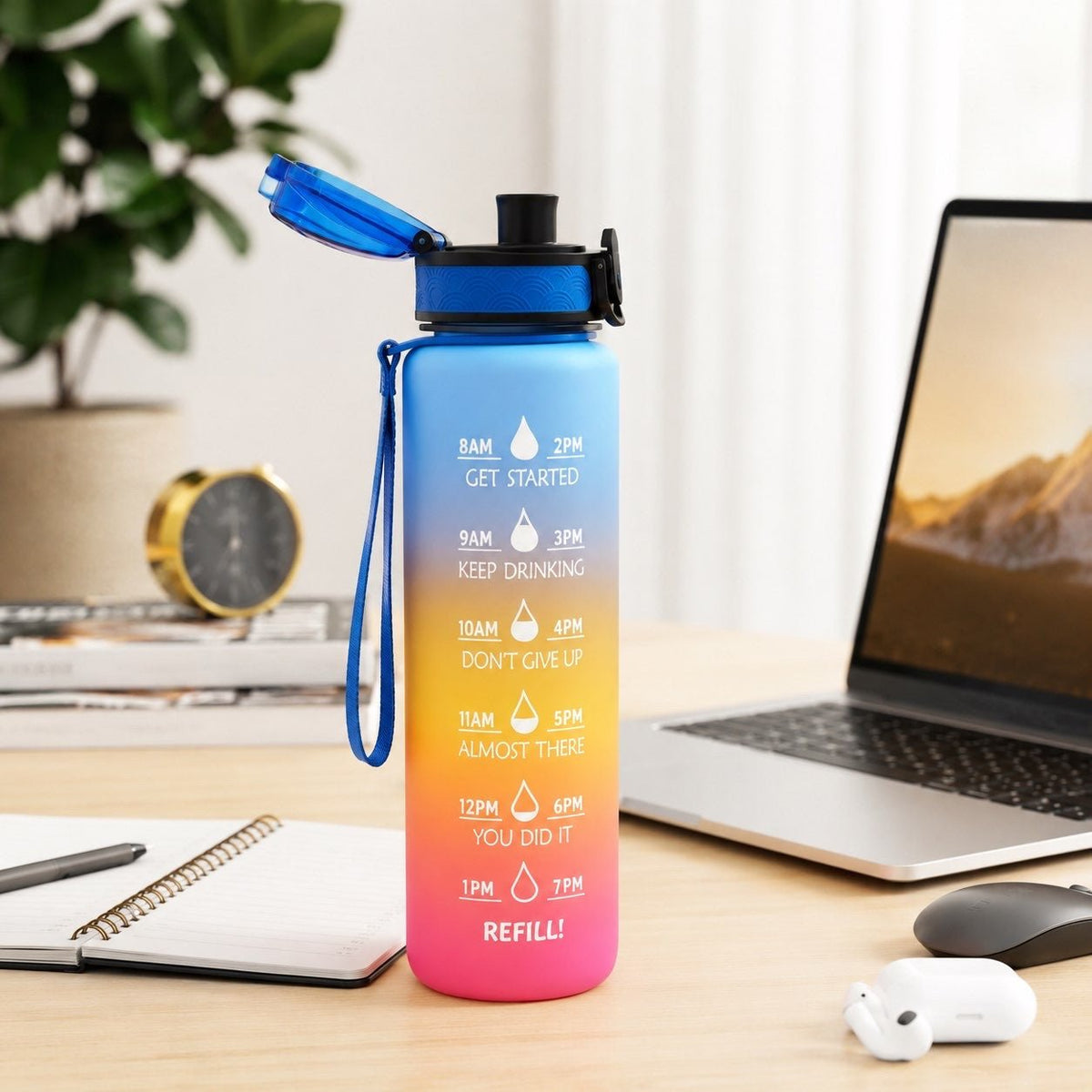 Voltix™ Hydration Bottle (1L Tritan Water Bottle) - Voltix