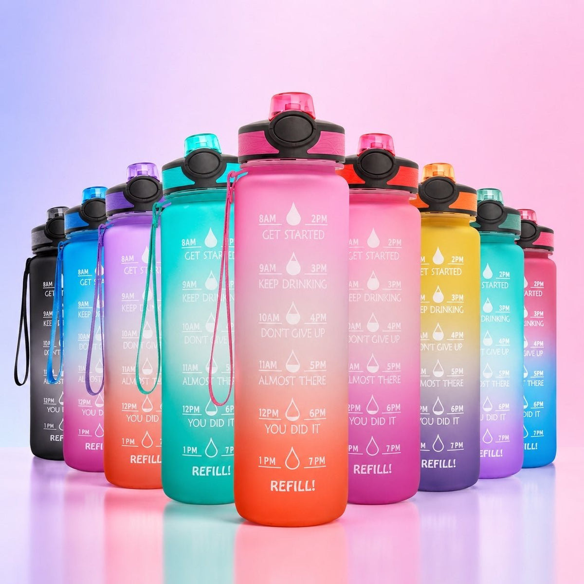 Voltix™ Hydration Bottle (1L Tritan Water Bottle) - Voltix