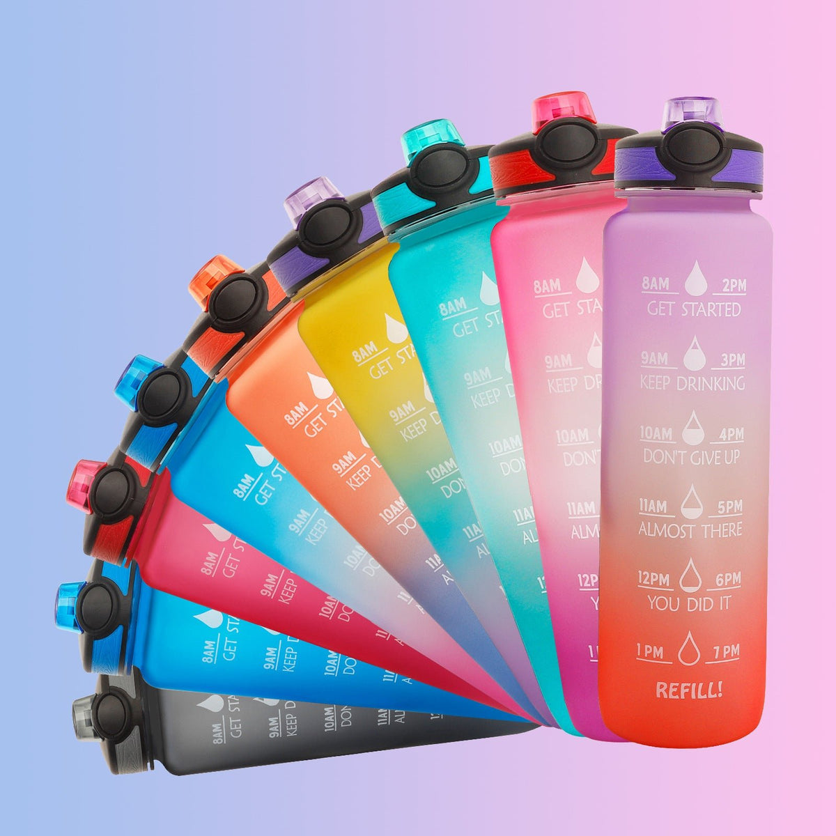 Voltix™ Hydration Bottle (1L Tritan Water Bottle) - Voltix