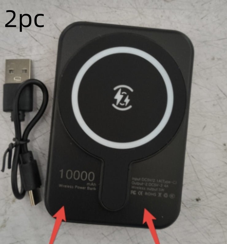 Voltix MagPower™ — 5000mAh Magnetic Wireless Power Bank - Voltix