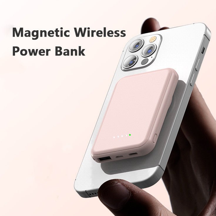 Voltix MagPower™ — 5000mAh Magnetic Wireless Power Bank - Voltix