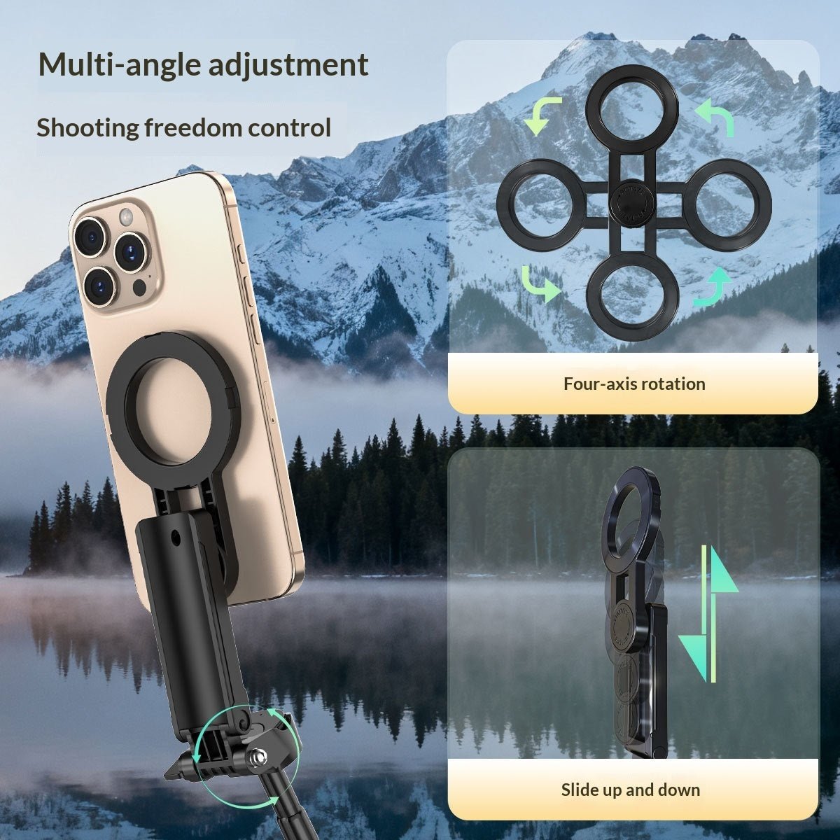 Voltix™ MagSnap Bluetooth Tripod - Voltix