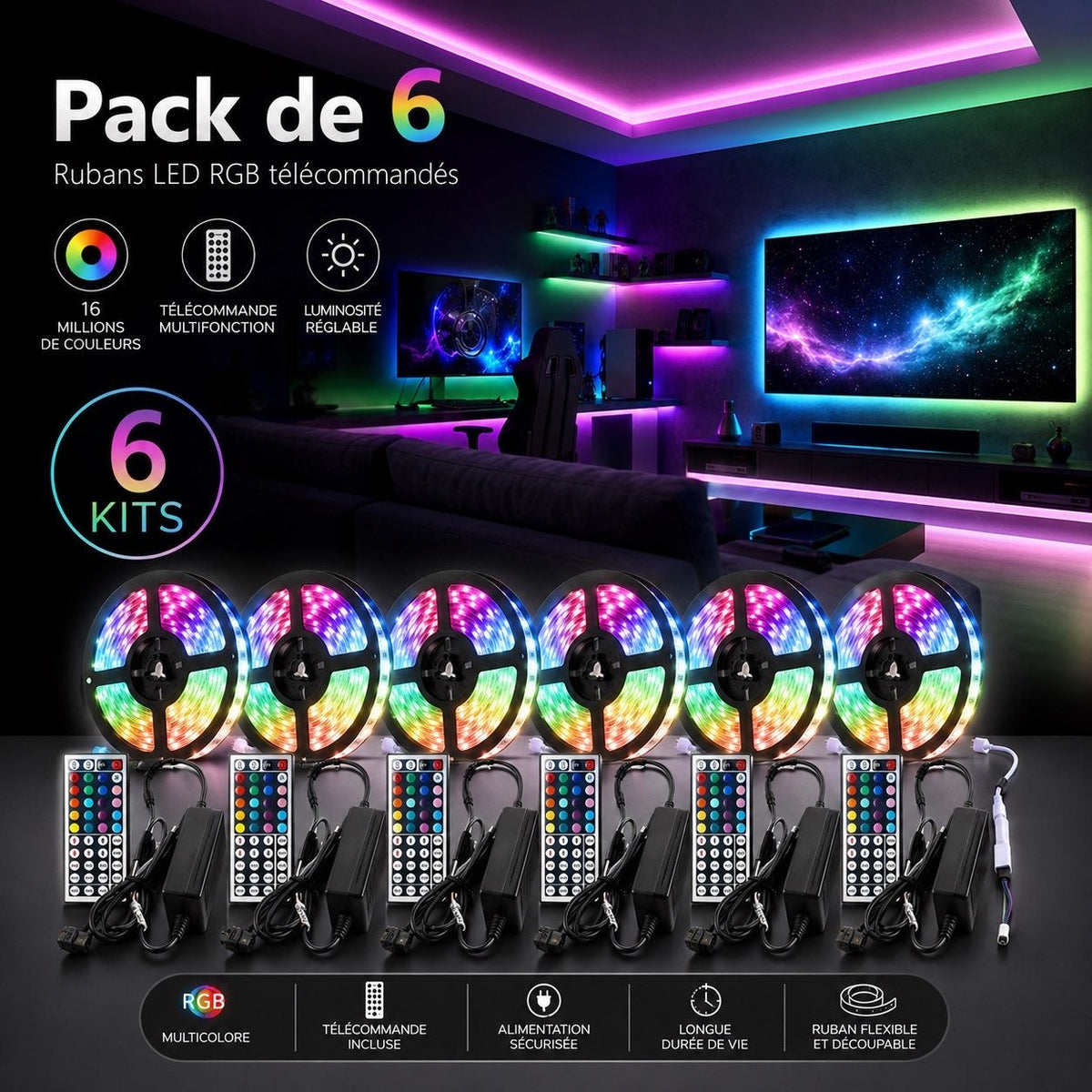 Voltix RGB Strip™ — Smart LED Light Strip - Voltix