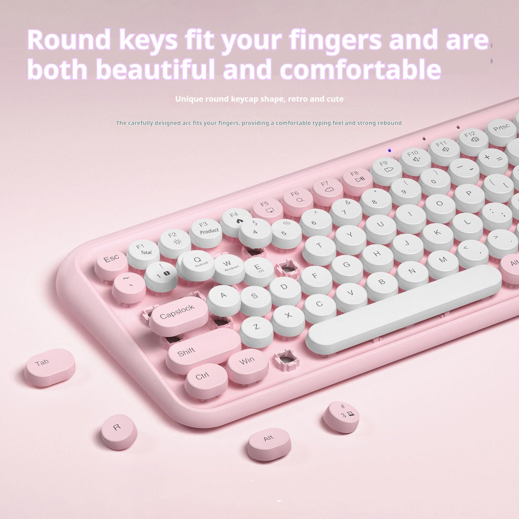 Voltix™ SilentType — Dual-Mode Wireless Bluetooth Keyboard - Voltix