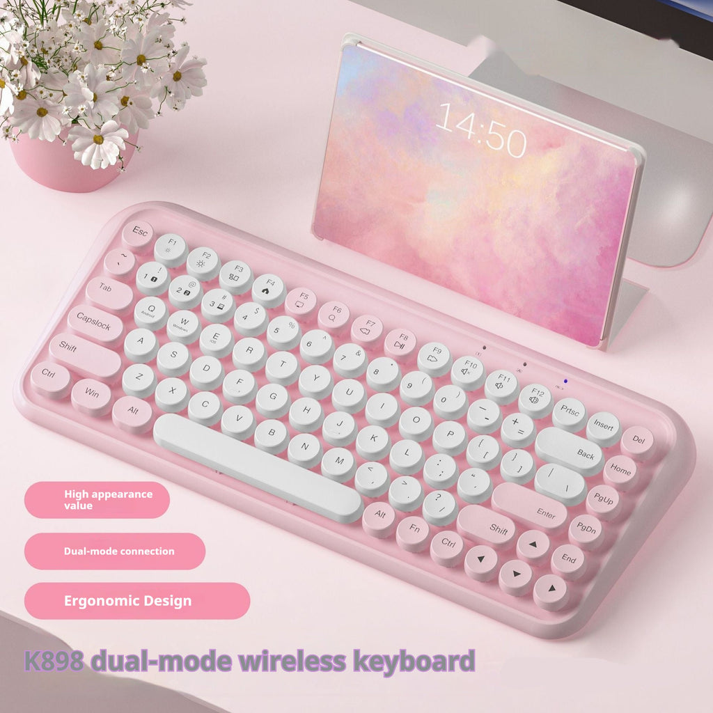Voltix™ SilentType — Dual-Mode Wireless Bluetooth Keyboard - Voltix
