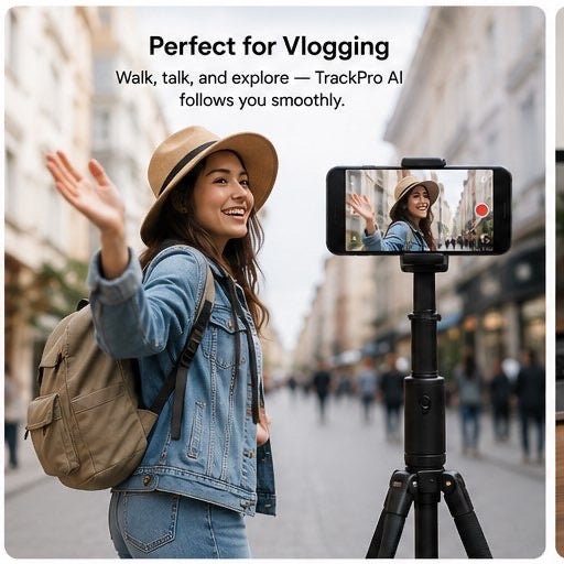 Voltix™ TrackPro AI — Smart 360° Face Tracking Phone Holder - Voltix